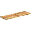 bordplade 120x20x3,8 cm naturlig kant massivt ru mangotræ