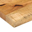 bordplade 180x30x3,8 cm naturlig kant massivt ru mangotræ