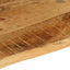 bordplade 110x60x3,8 cm naturlig kant massivt ru mangotræ