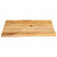bordplade 60x60x2,5 cm naturlig kant massivt mangotræ