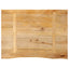 bordplade 70x60x2,5 cm naturlig kant massivt mangotræ