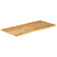 bordplade 120x60x2,5 cm naturlig kant massivt mangotræ