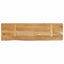 bordplade 120x20x3,8 cm naturlig kant massivt mangotræ