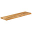 bordplade 120x30x3,8 cm naturlig kant massivt mangotræ