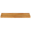 bordplade 80x30x2,5 cm naturlig kant massivt mangotræ