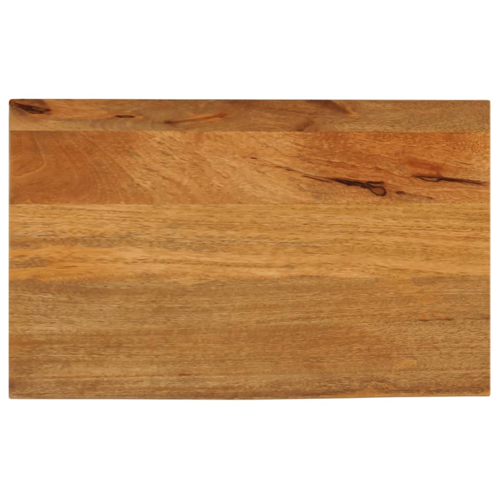 bordplade 40x20x3,8 cm naturlig kant massivt mangotræ