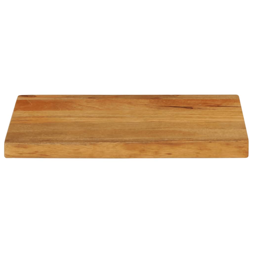 bordplade 40x20x3,8 cm naturlig kant massivt mangotræ