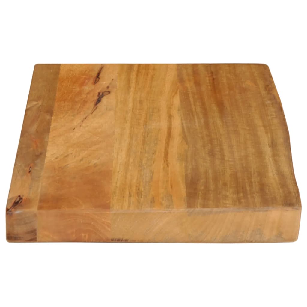 bordplade 40x20x3,8 cm naturlig kant massivt mangotræ