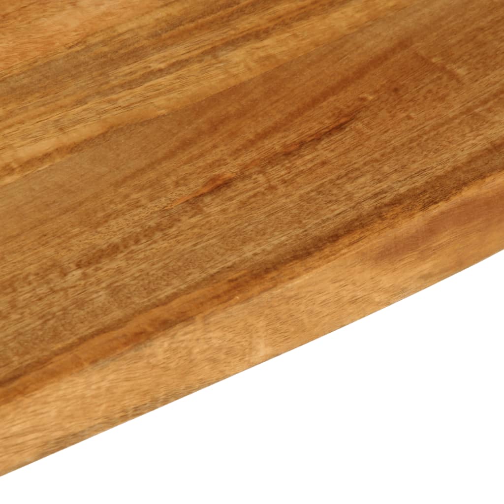 bordplade 40x20x3,8 cm naturlig kant massivt mangotræ