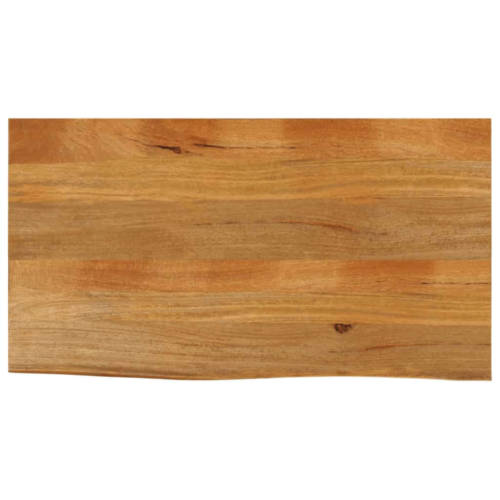 bordplade 110x60x3,8 cm naturlig kant massivt mangotræ