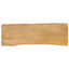 bordplade 110x40x2,5 cm naturlig kant massivt mangotræ