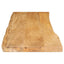 bordplade 110x40x2,5 cm naturlig kant massivt mangotræ