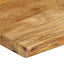 bordplade 110x40x2,5 cm naturlig kant massivt mangotræ