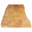 bordplade 160x40x2,5 cm naturlig kant massivt mangotræ