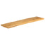 bordplade 180x40x2,5 cm naturlig kant massivt mangotræ