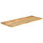 bordplade 140x60x2,5 cm naturlig kant massivt mangotræ