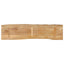 bordplade 180x40x3,8 cm naturlig kant massivt mangotræ