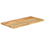 bordplade 100x60x3,8 cm naturlig kant massivt mangotræ