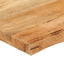bordplade 140x60x3,8 cm naturlig kant massivt mangotræ