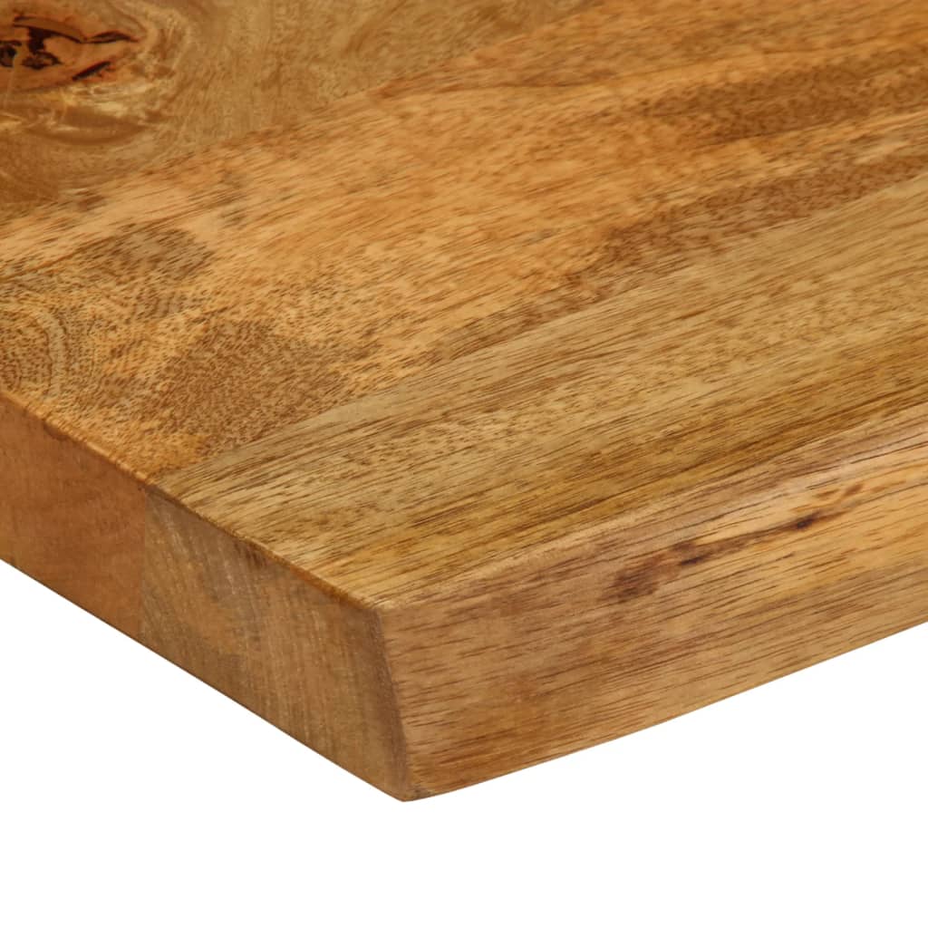 bordplade 90x40x3,8 cm naturlig kant massivt mangotræ