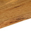 bordplade 120x40x3,8 cm naturlig kant massivt mangotræ