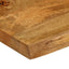 bordplade 140x40x3,8 cm naturlig kant massivt mangotræ