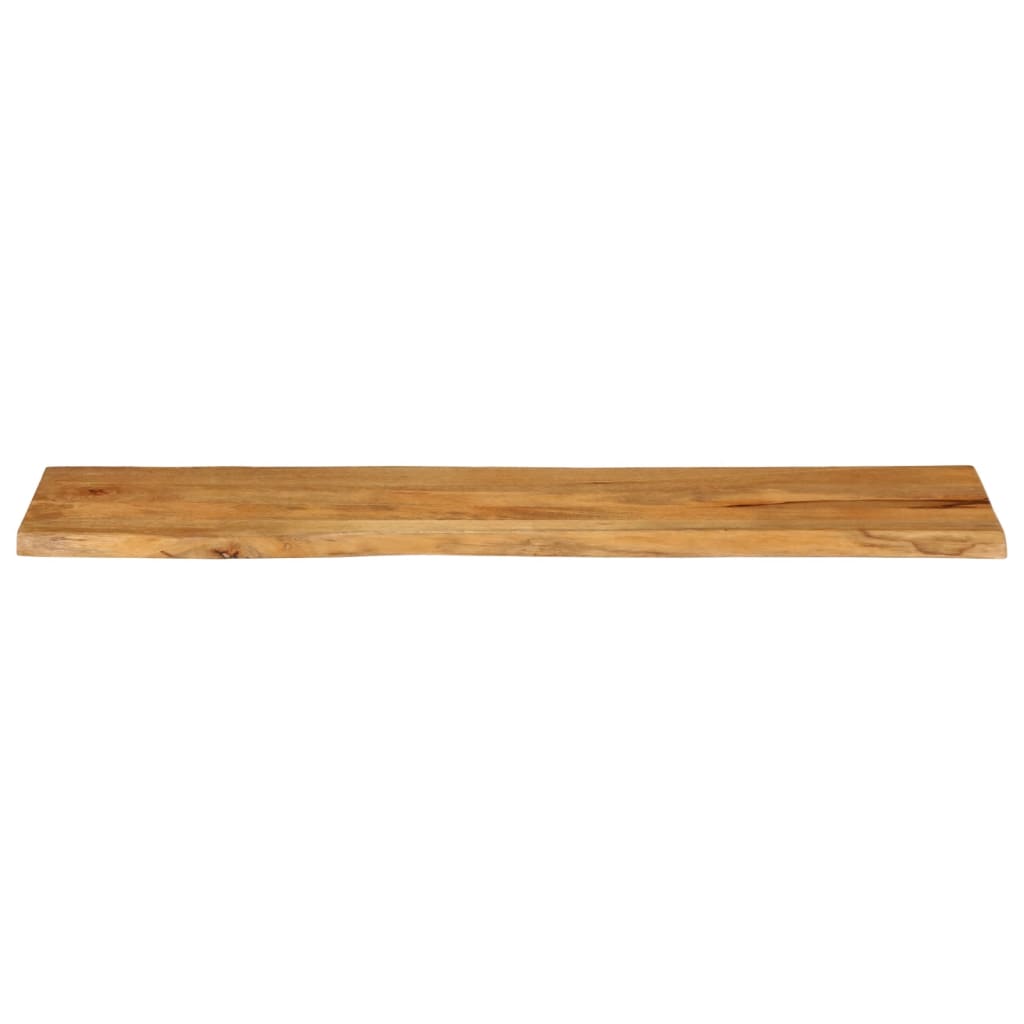 bordplade 160x40x3,8 cm naturlig kant massivt mangotræ