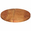 bordplade 80x40x3,8 cm oval massivt akacietræ