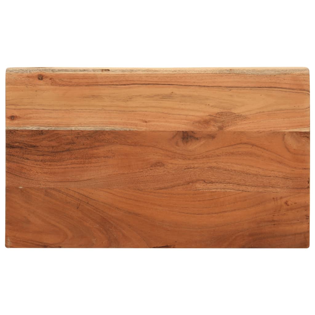 bordplade 50x40x2,5 cm rektangulær massivt akacietræ