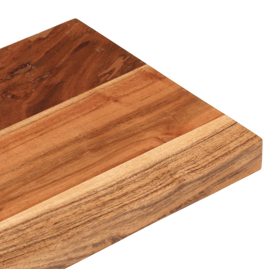 bordplade 50x40x2,5 cm rektangulær massivt akacietræ