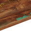 bordplade 120x50x2,5 cm rektangulær massivt genbrugstræ