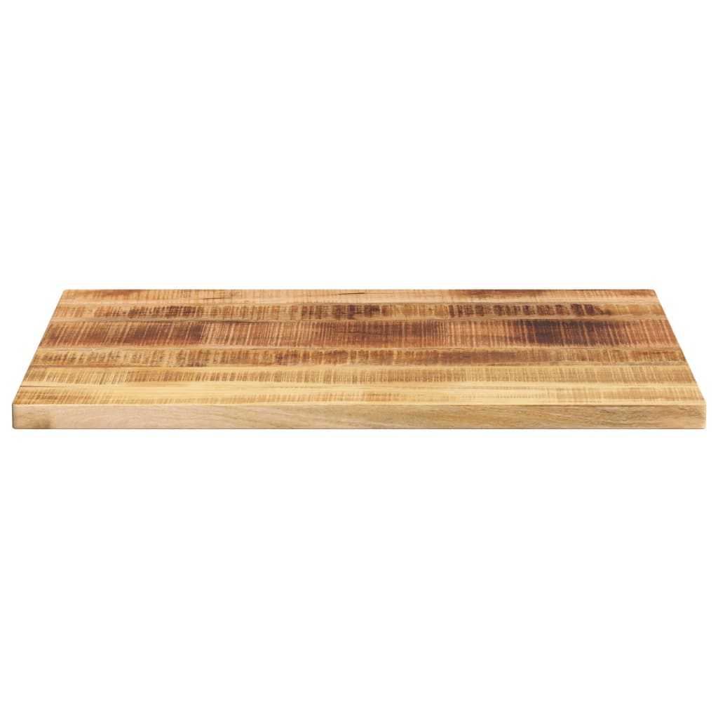 bordplade 90x50x2,5 cm rektangulær massivt ru mangotræ