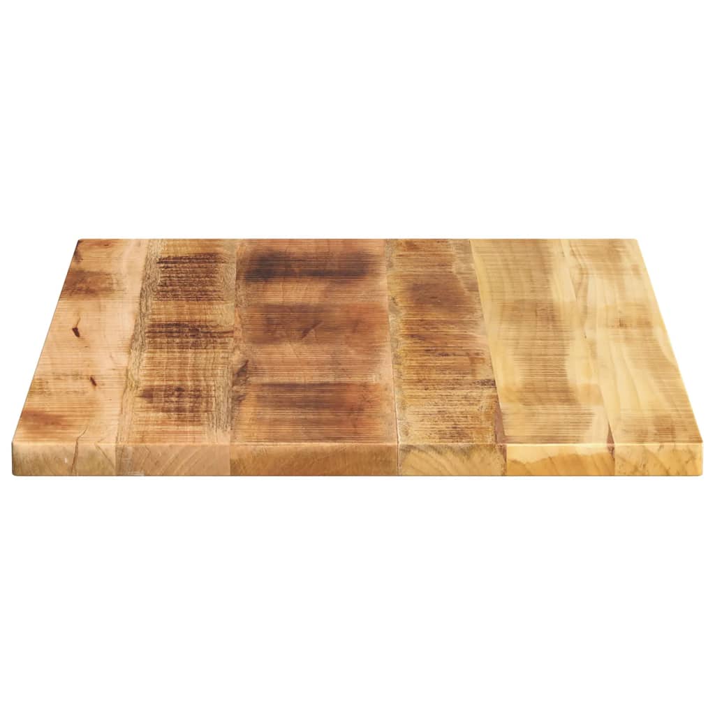 bordplade 90x50x2,5 cm rektangulær massivt ru mangotræ