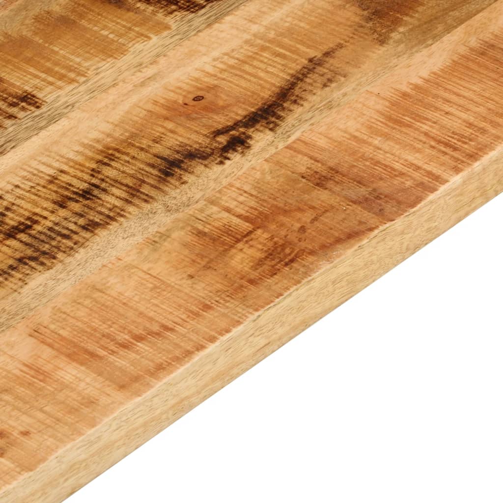 bordplade 90x50x2,5 cm rektangulær massivt ru mangotræ
