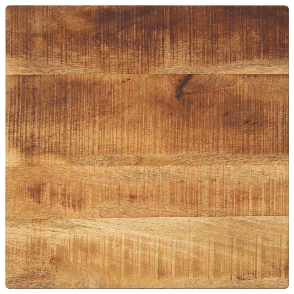 Bordplade 60 x 60 cm firkantet i massivt ru mangotræ