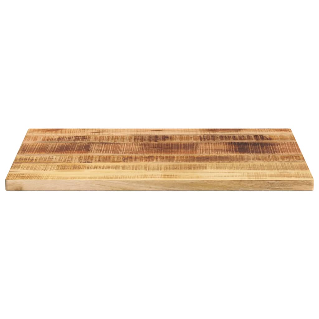 bordplade 80x60x1,5 cm rektangulær massivt ru mangotræ