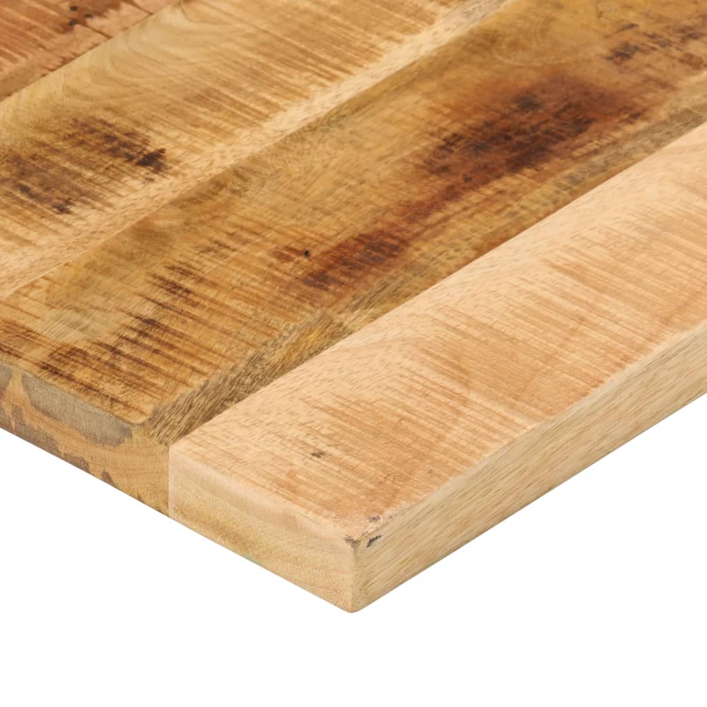 bordplade 80x60x1,5 cm rektangulær massivt ru mangotræ