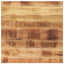 bordplade 70x70x2,5 cm firkantet massivt ru mangotræ