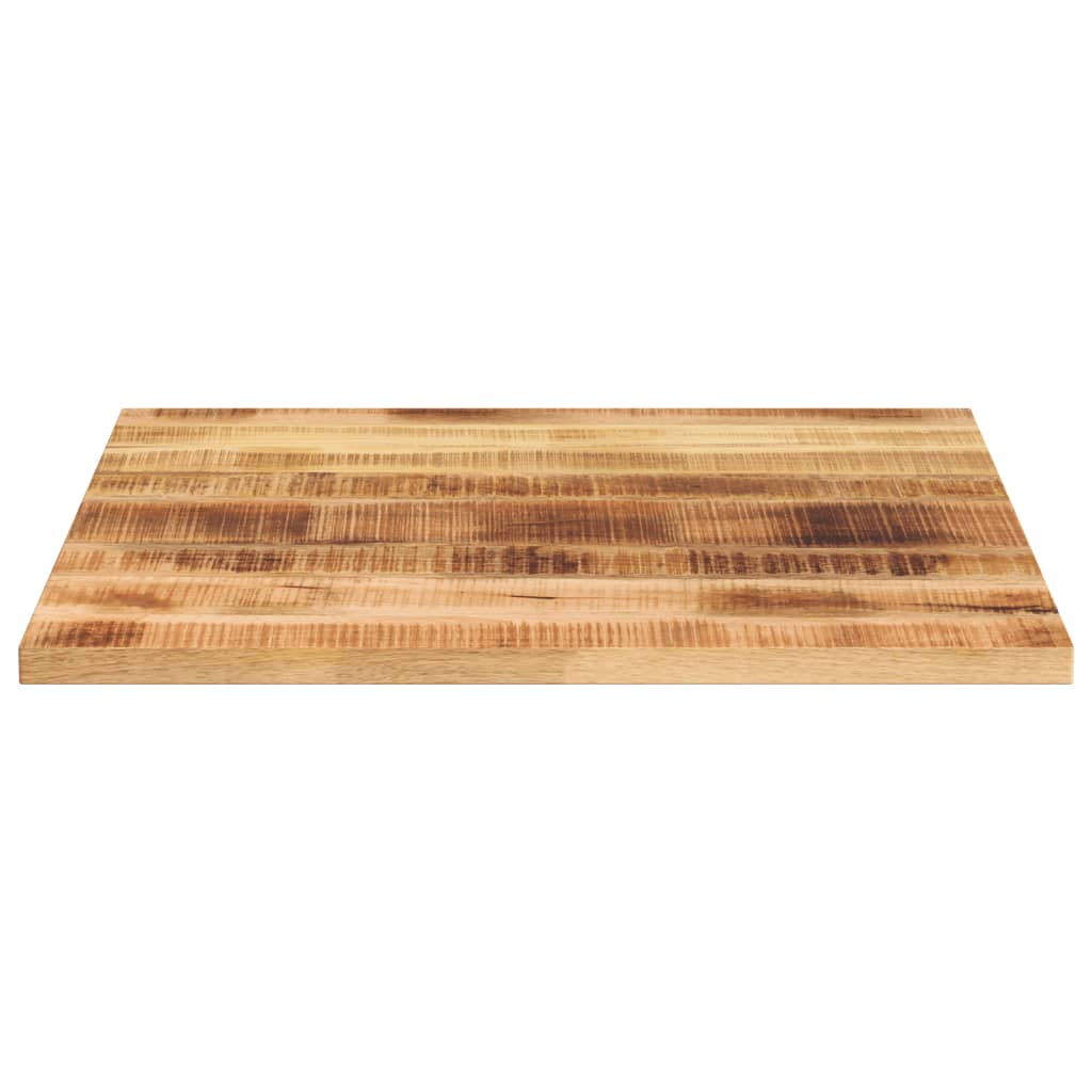 bordplade 70x70x2,5 cm firkantet massivt ru mangotræ