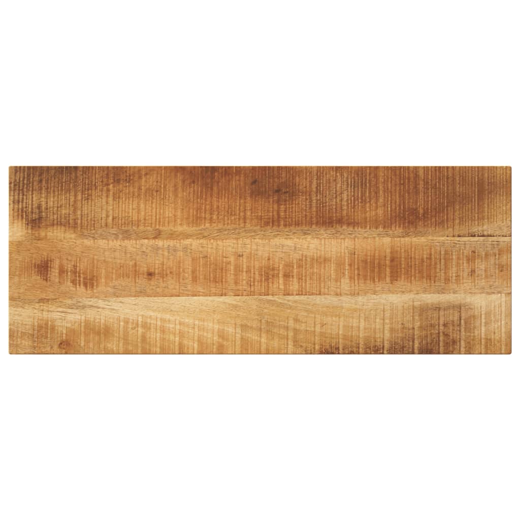 Bordplade 70 x 20 x 3,8 cm i massivt ru mangotræ - rektangulær