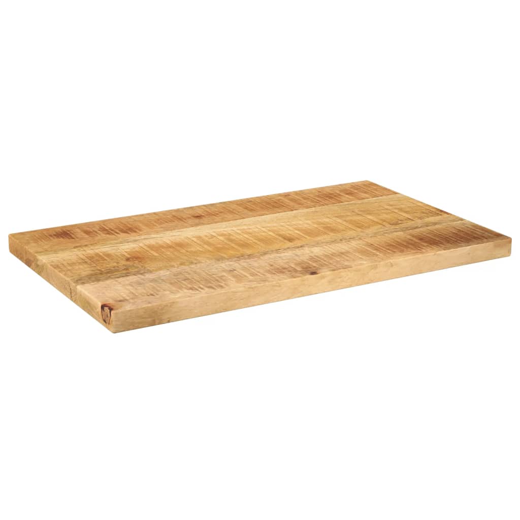 bordplade 40x30x3,8 cm rektangulær massivt ru mangotræ