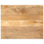 bordplade 100x80x2,5 cm rektangulær massivt mangotræ