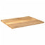 bordplade 100x80x2,5 cm rektangulær massivt mangotræ