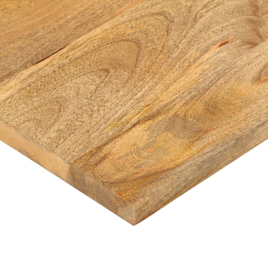 bordplade 100x80x2,5 cm rektangulær massivt mangotræ