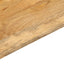 bordplade 100x80x2,5 cm rektangulær massivt mangotræ