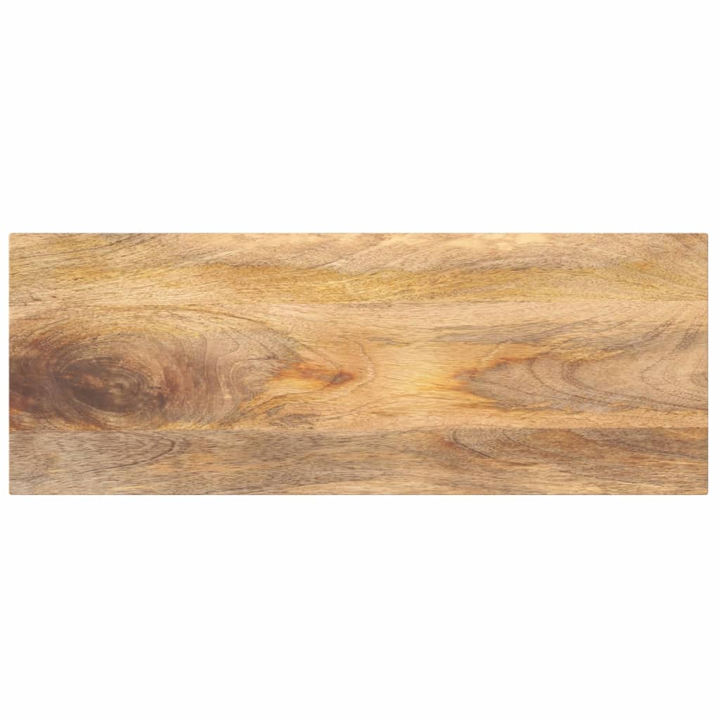 bordplade 80x30x3,8 cm rektangulær massivt mangotræ
