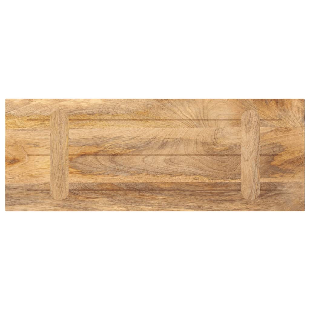 bordplade 80x40x3,8 cm rektangulær massivt mangotræ