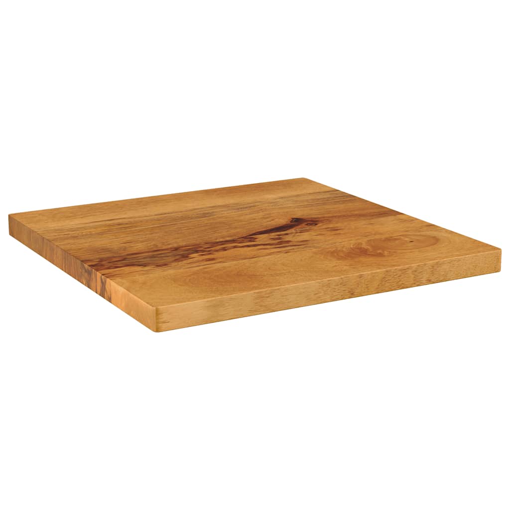 bordplade 50x50x3,8 cm firkantet massivt mangotræ
