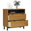 kommode FLAM 80x40x80 cm massivt fyrretræ