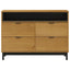 kommode FLAM 110x40x80 cm massivt fyrretræ